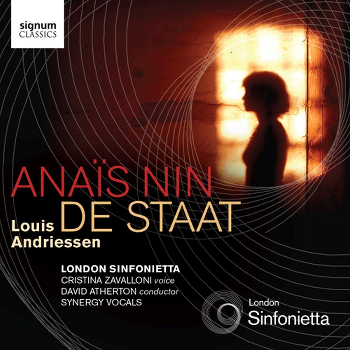 Afbeelding van London Sinfonietta, Cristina Zavalloni, David Atherton, Synergy Vocals - Anaïs Nin & De Staat