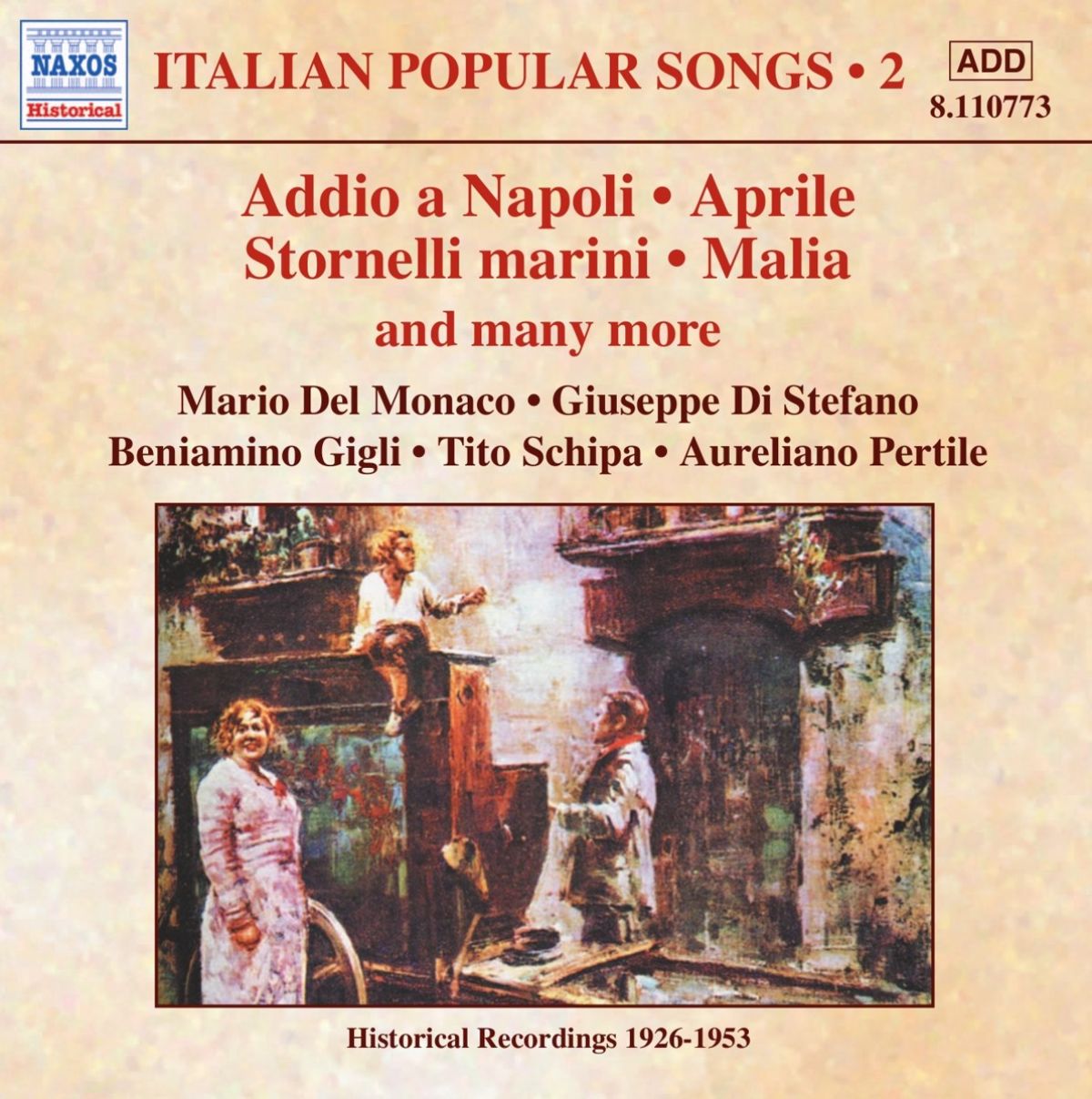 Afbeelding van Various Artists - Italian Popular Songs Volume 2