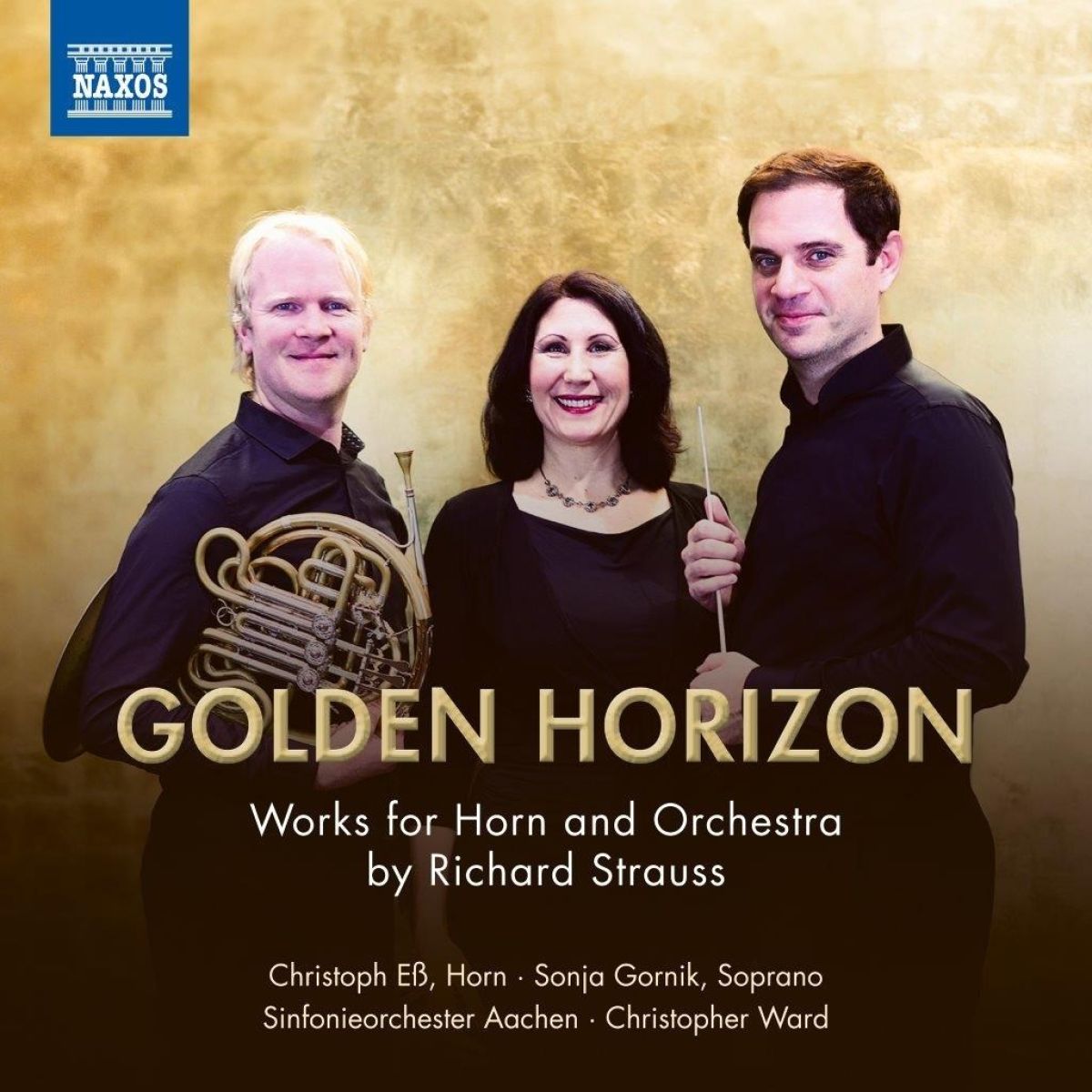 Christoph Ess, Sonja Gornik, Sinfonieorchester Aachen, Christopher Ward - Golden Horizon: Works For Horn And Orchestra by Richard Strauss