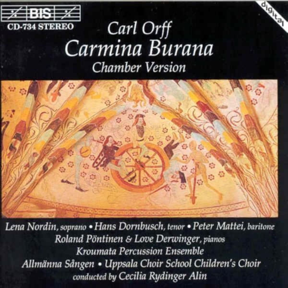 Afbeelding van Kroumata Percussion Ensemble, Cecilia Rydinger Alin - Orff: Carmina Burana (Chamber Version)