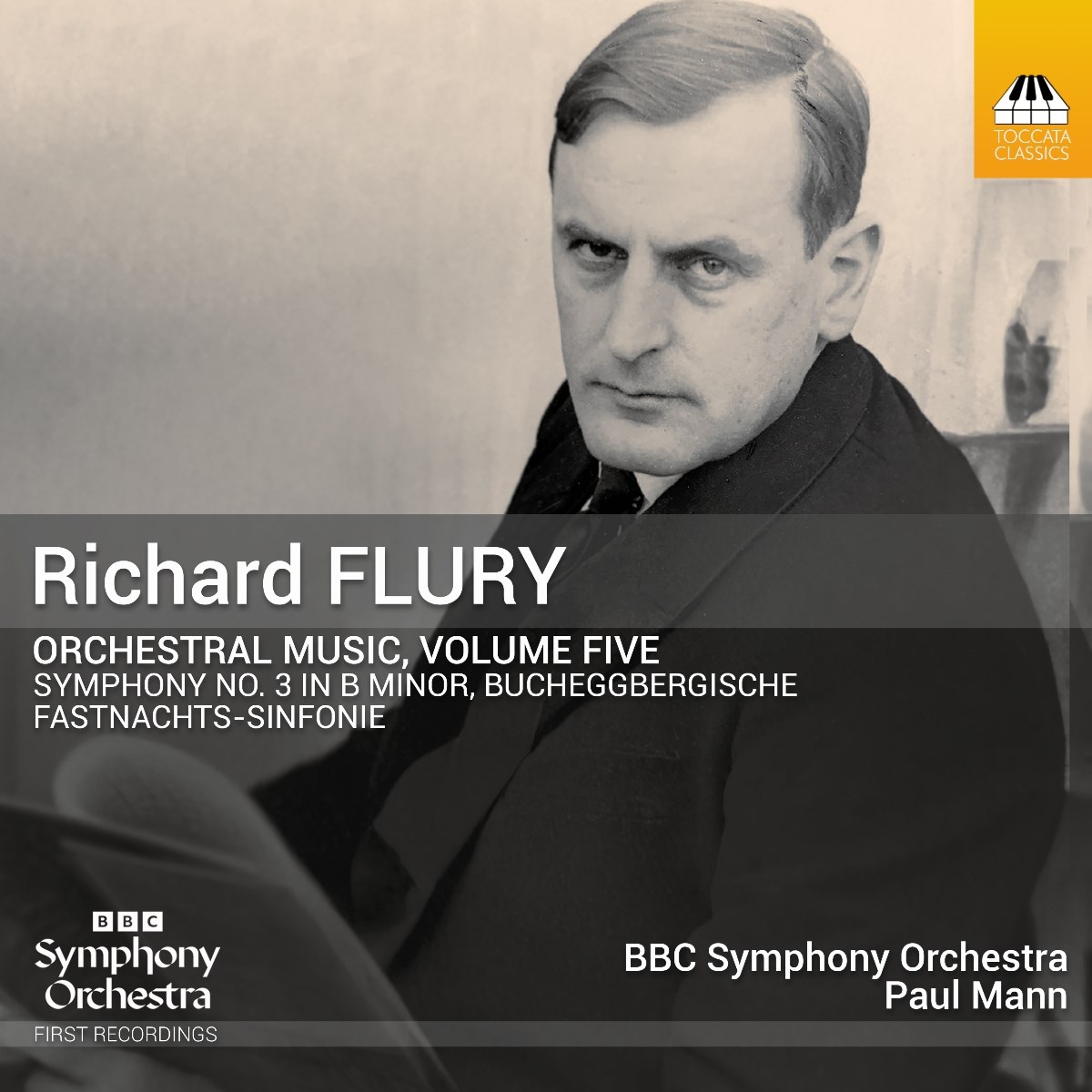 Afbeelding van BBC Symphony Orchestra, Paul Mann - Flury: Orchestral Music, Volume Five