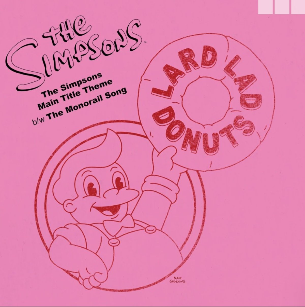 Afbeelding van "The Simpsons" Main Title Theme / The Monorail Song