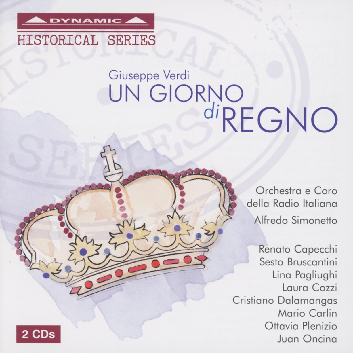 Orchestra And Chorus Of Radio Italiana, Alfredo Simonetto - Verdi: Un Giorno Di Regno