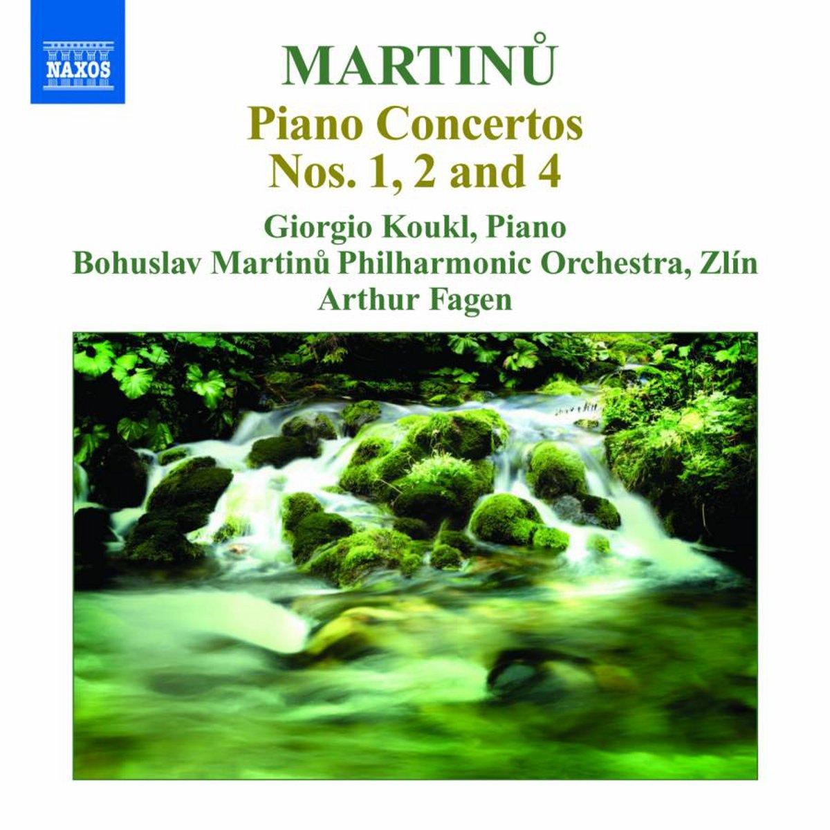 Afbeelding van Giorgio Koukl, Bohuslav Martin Philharmonic Orchestra, Arthur Fagen - Martinů: Piano Concertos Nos. 1, 2 And 4