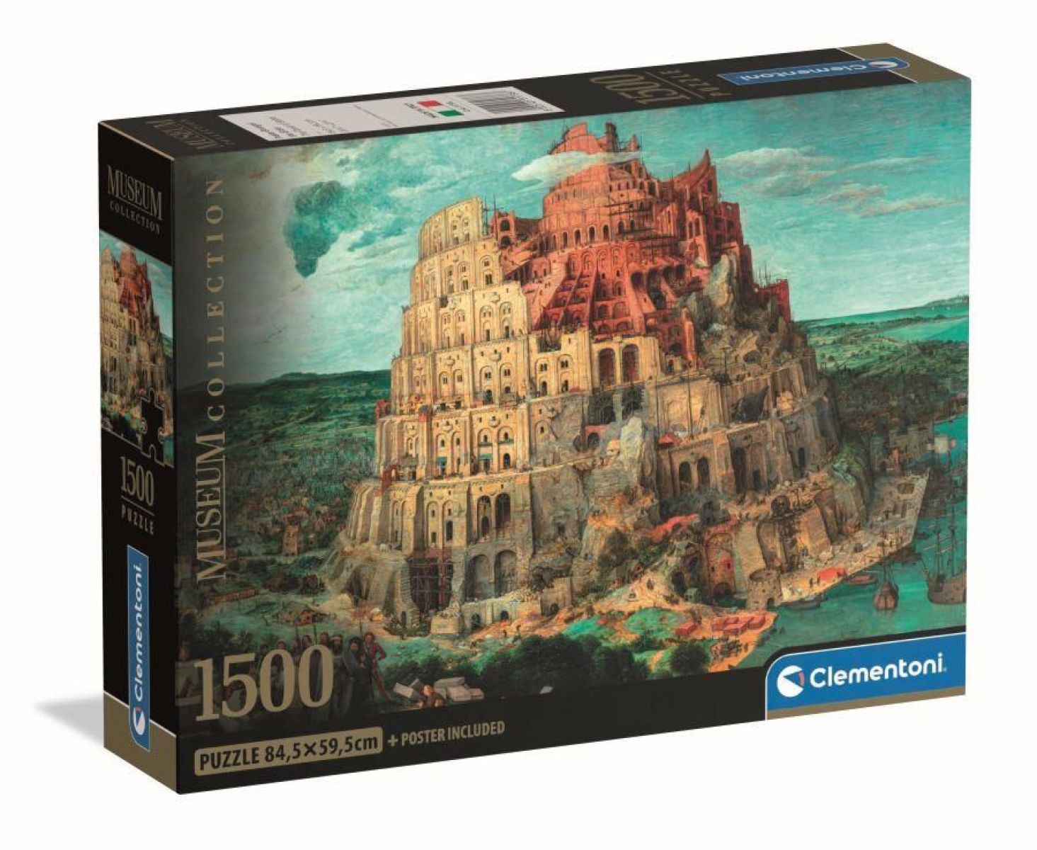 Afbeelding van Museum Collection - Bruegel - The Tower Of Babel (Compact Box 1500 stukjes)