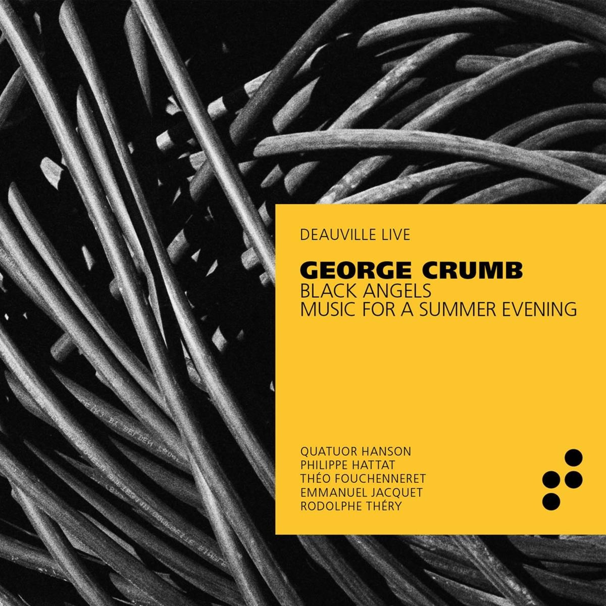 Afbeelding van Quatuor Hanson, Philippe Hattat, Theo Fouchenner - George Crumb: Black Angels | Music For A Summer Evening