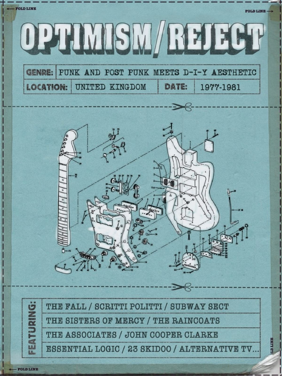 Afbeelding van Various Artists - Optimism / Reject (UK D-I-Y Punk and Post-Punk 1977-1981)