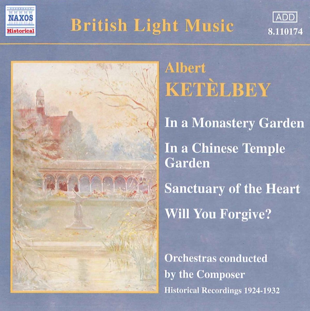 Afbeelding van Albert Ketèlbey - Ketèlbey: Orchestral Works