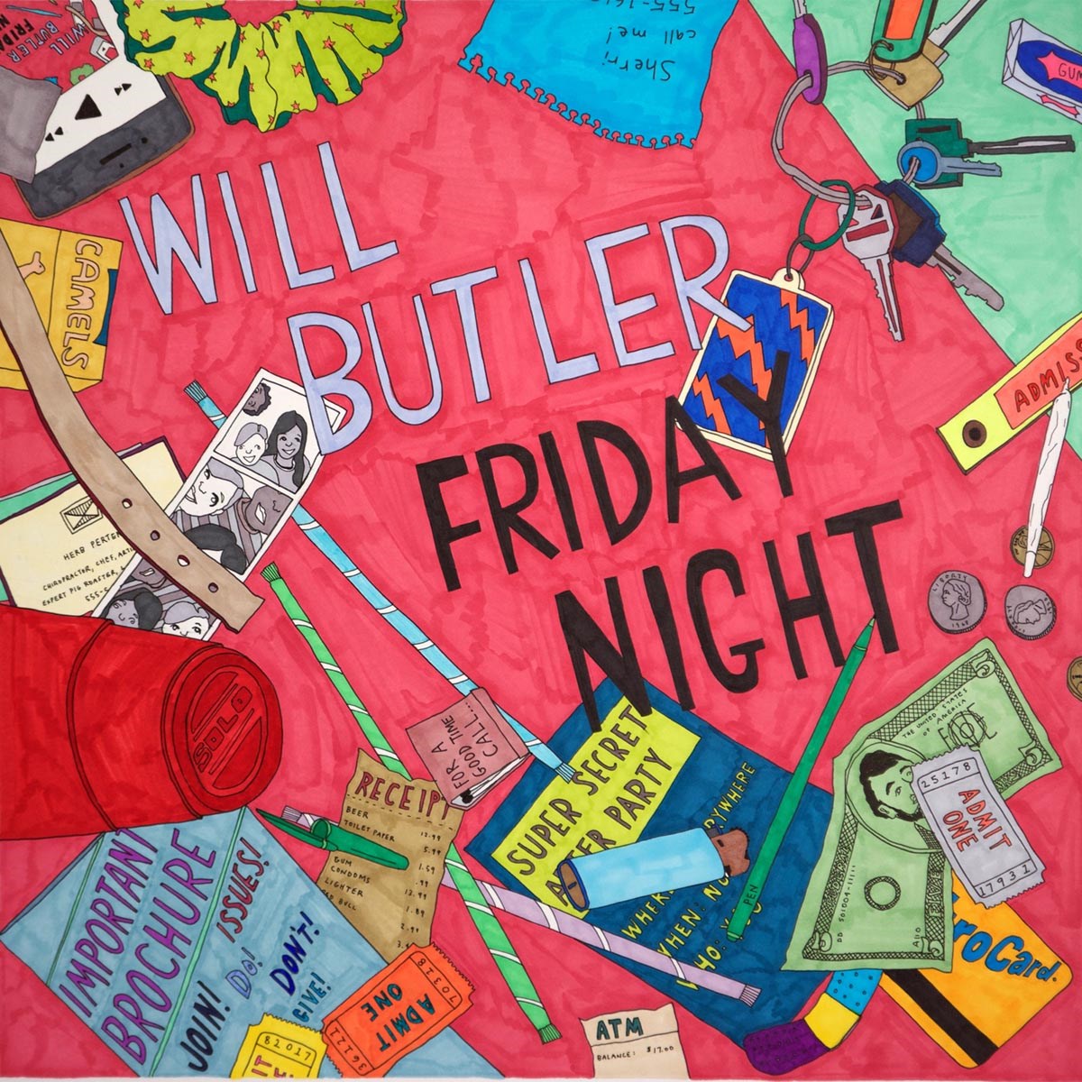 Afbeelding van Will Butler - Friday Night