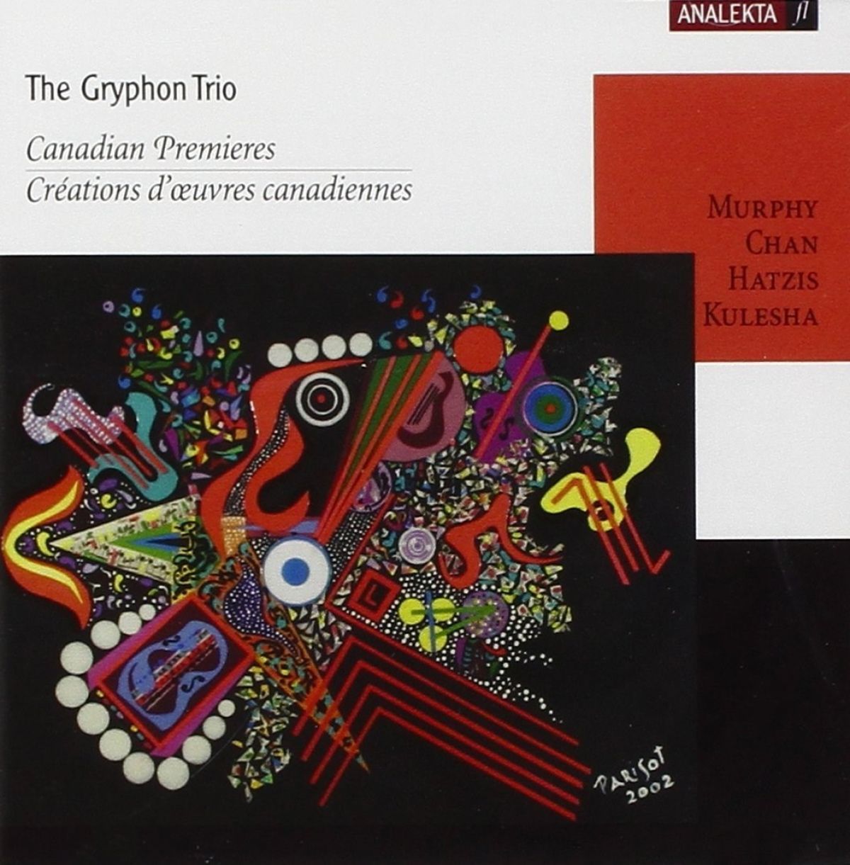 Afbeelding van Gryphon Trio - Canadian Premieres