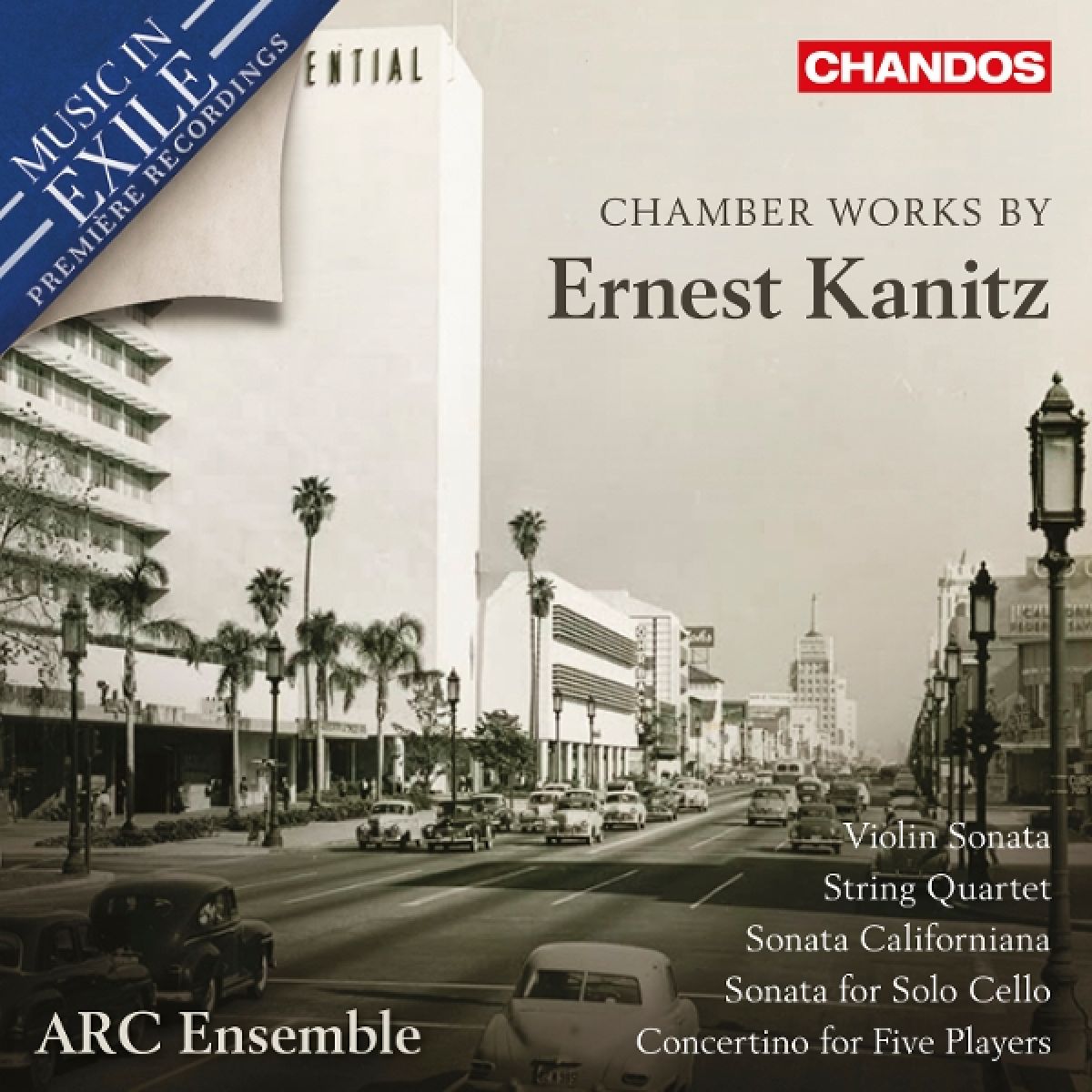 Afbeelding van Arc Ensemble & Wallace Halladay - Chamber Works By Ernest Kanitz