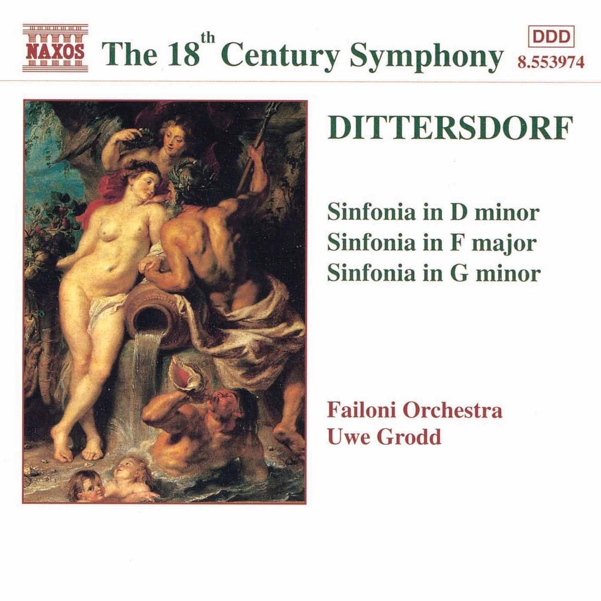 Failoni Orchestra, Uwe Grodd - Von Dittersdorf: Sinfonias D, F, G