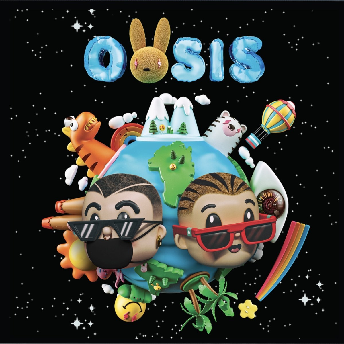 Afbeelding van Bad Bunny J Balvin - Oasis