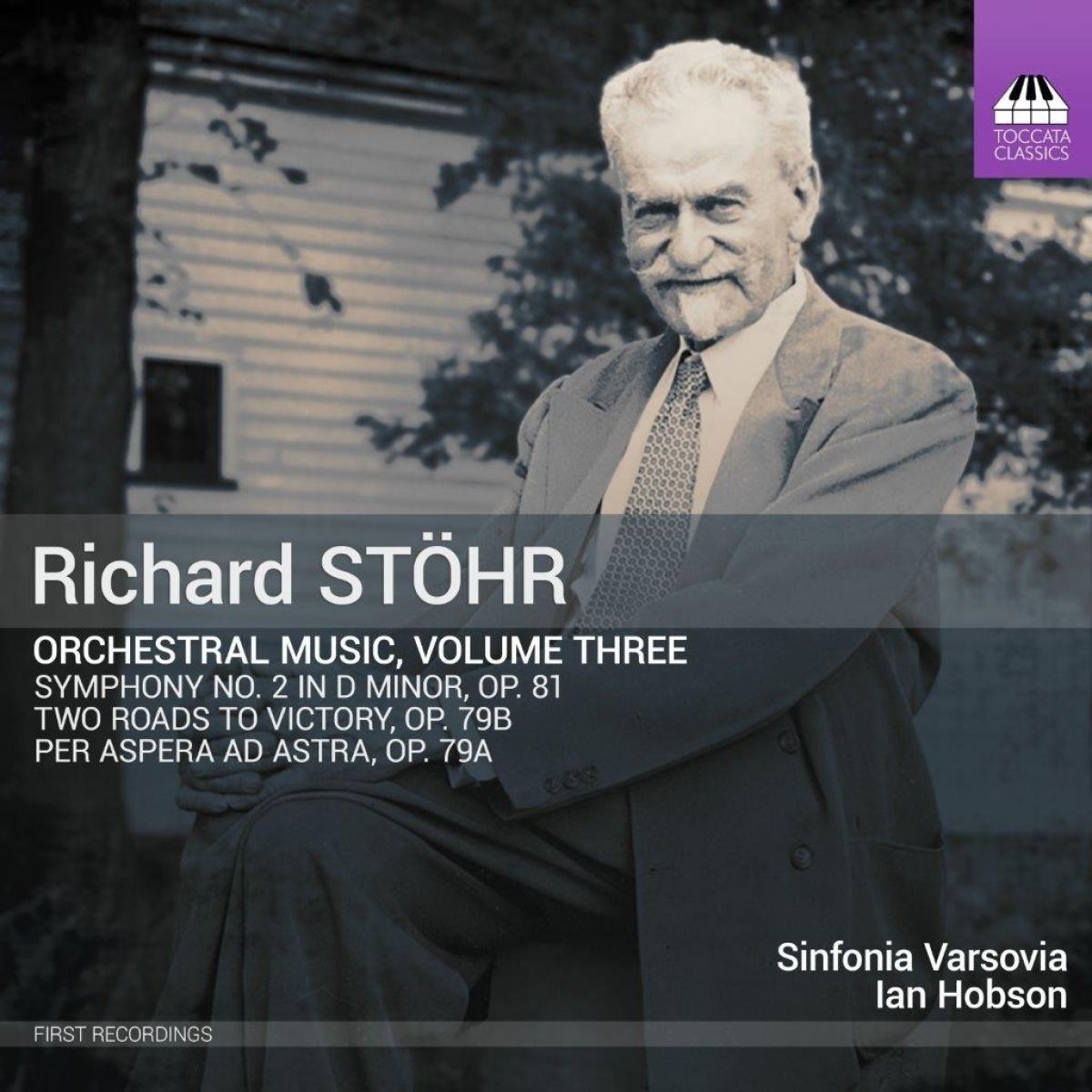 Afbeelding van Sinfonia Varsovia, Ian Hobson - Stöhr: Orchestral Music, Volume Three