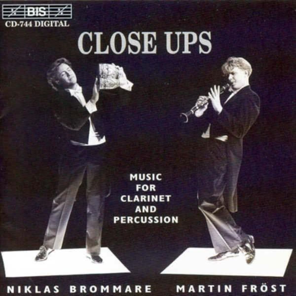 Afbeelding van Martin Fröst & Niklas Brommare - Close Ups, Music for Clarinet And Percussion
