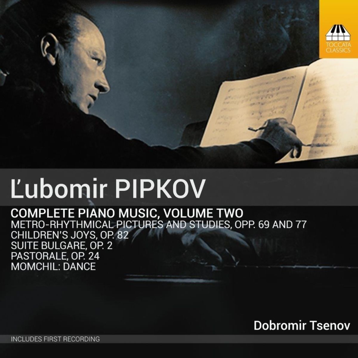 Afbeelding van L’ubomir Pipkov: L'ubomir Pipkov: Piano Music, Volume Two