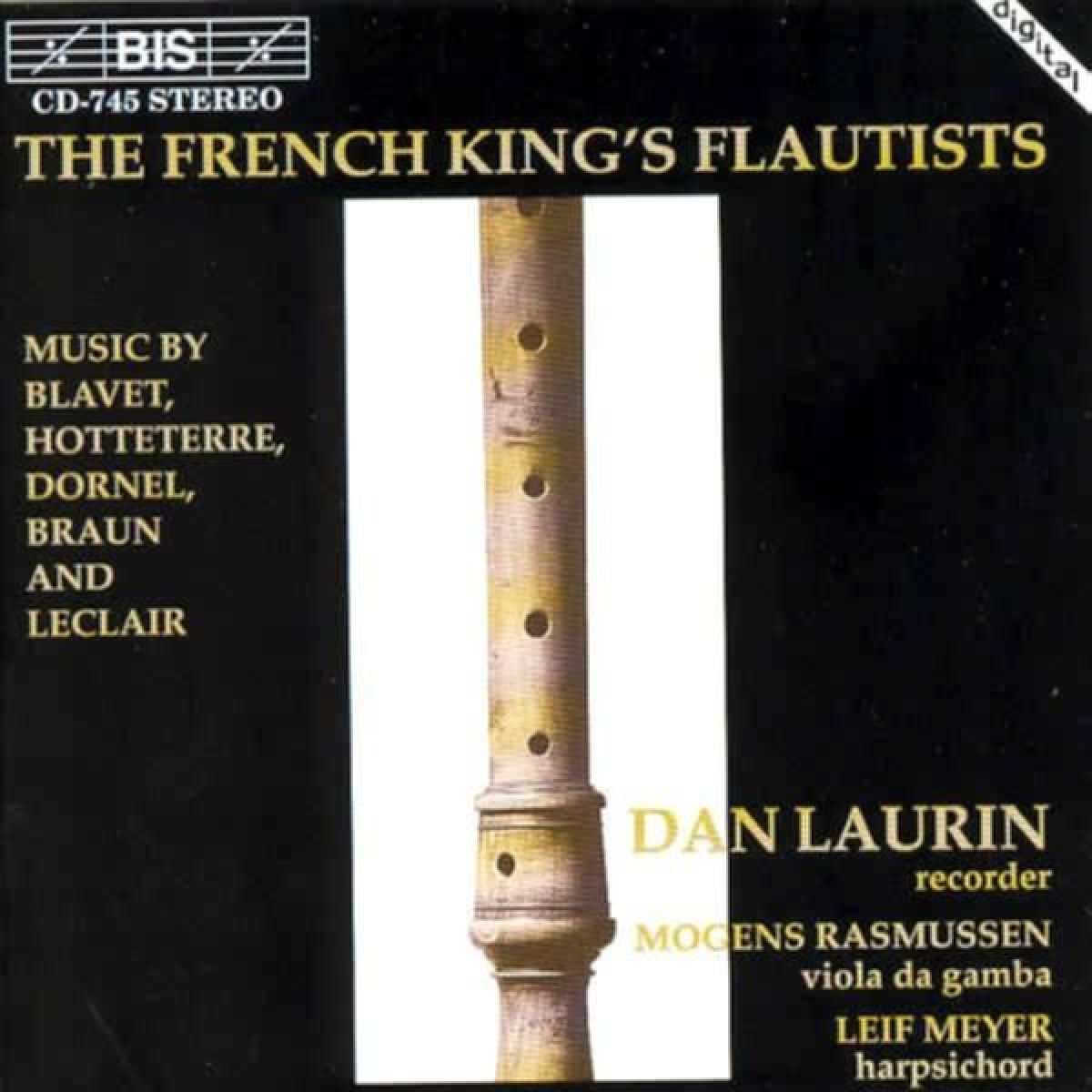 Afbeelding van Dan Laurin, Mogens Rasmussen, Leif Meyer - The French King's Flautists