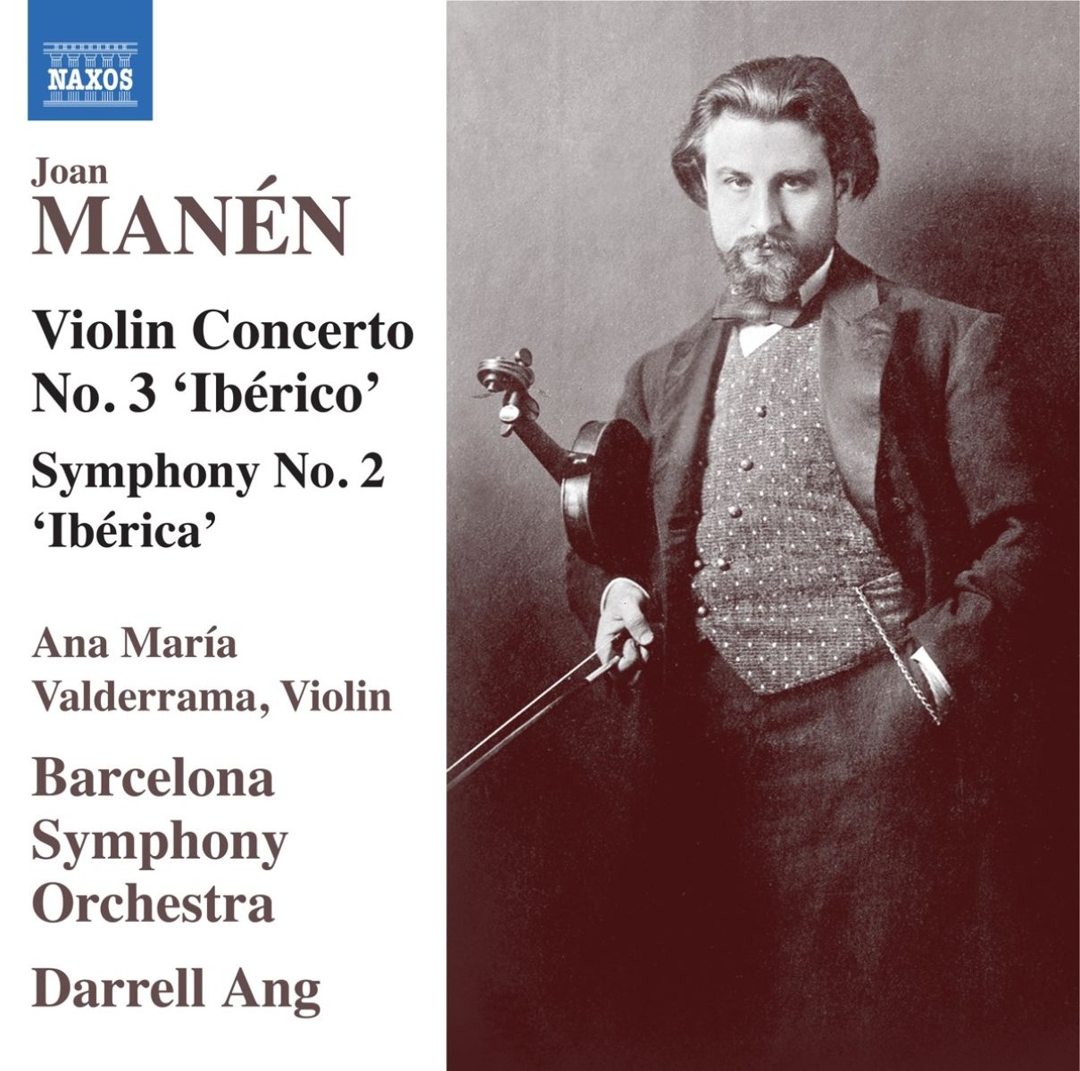 Afbeelding van Violin Concerto No.3 'iberico'/Symphony No.2 'iberica'