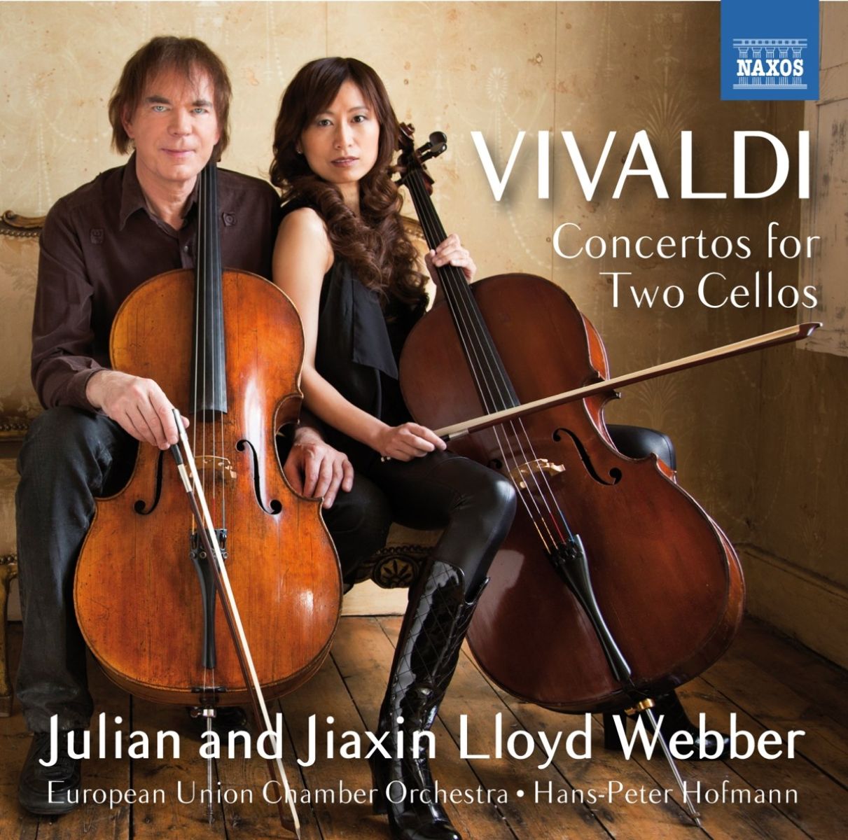 Afbeelding van Julian Lloyd Webber, Jiaxin Cheng, European Union Chamber Orchestra - Vivaldi/Piazzolla: Concertos For Two Cellos