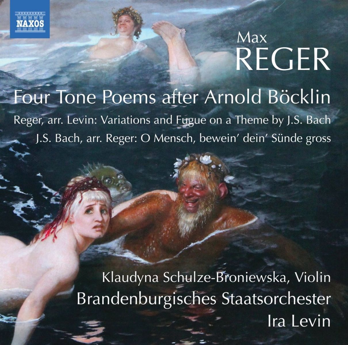 Afbeelding van Klaudyna Schulze-Broniewska, Brandenburgisches Staatsorchester Frankfurt, Ira Levin - Reger: Four Tone Poems After Arnold Bocklin