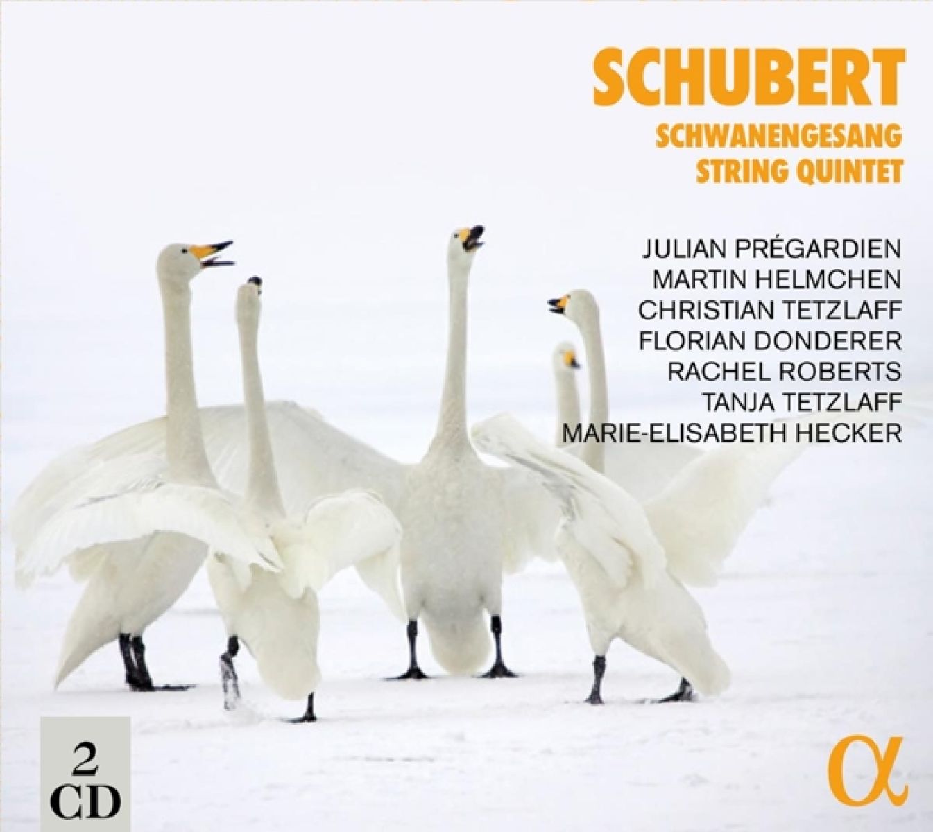 Afbeelding van Julian Prégardien, Martin Helmchen, Christian Tetzlaff, Florian Donderer, Rachel Roberts, Tanja Tetzlaff, Marie-Elisabeth Hecker - Schubert: Schwanengesang & String Quintet