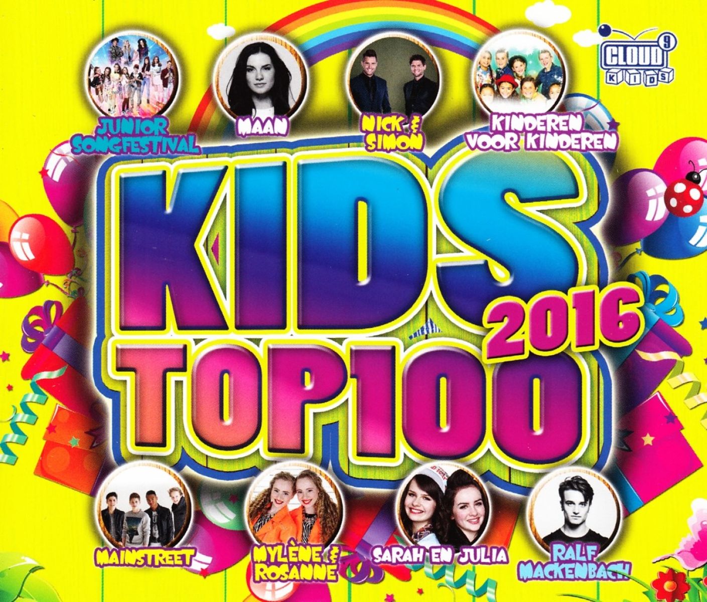 Afbeelding van Various Artists - Kids Top 100 - 2016