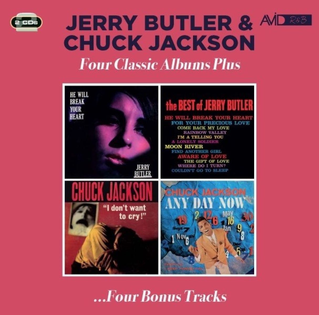 Jerry Butler & Chuck Jackson - Four Classic Albums Plus