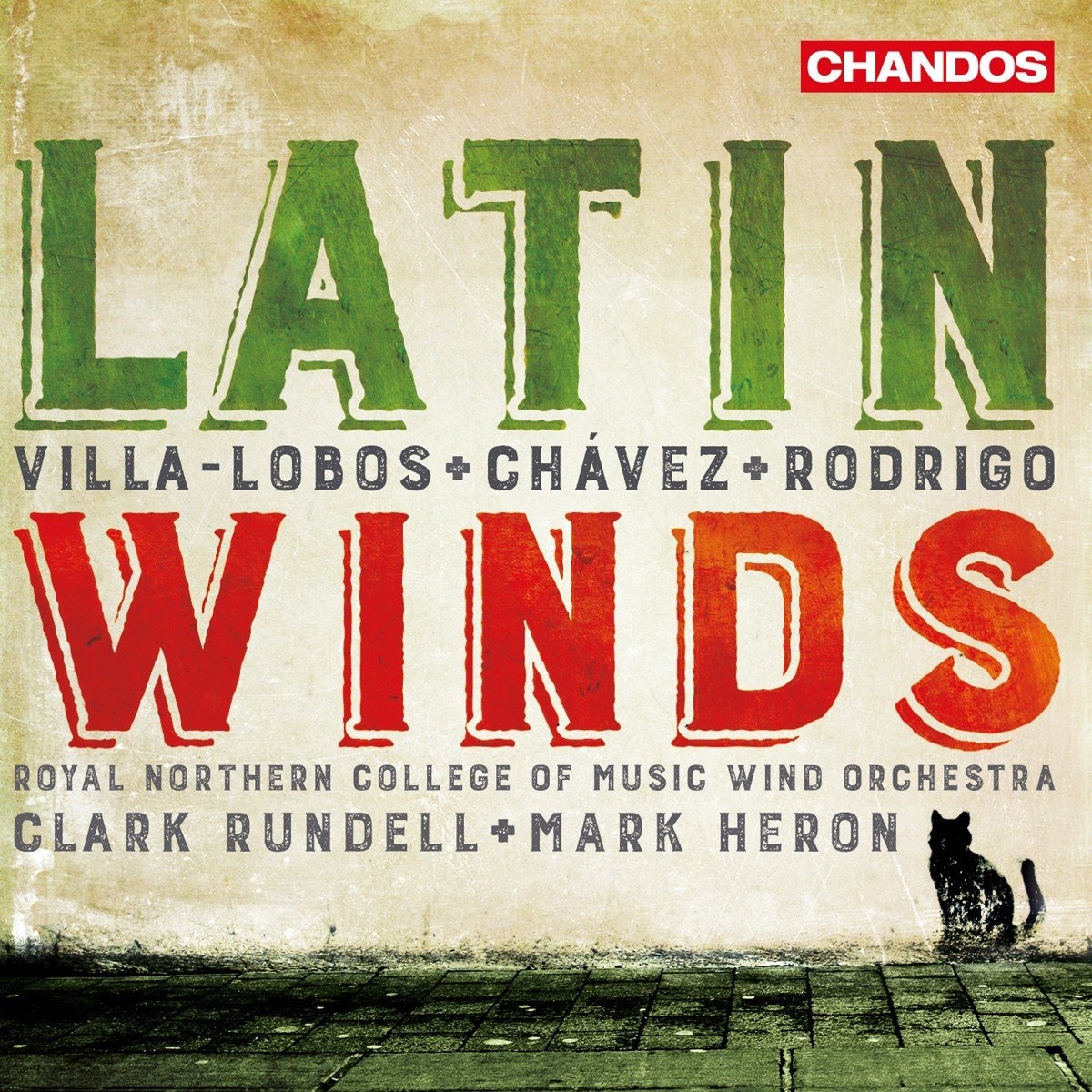 Afbeelding van Clark Rundell, Mark Heron, Royal Northern College Of Music Wind Orchestra - Latin Winds