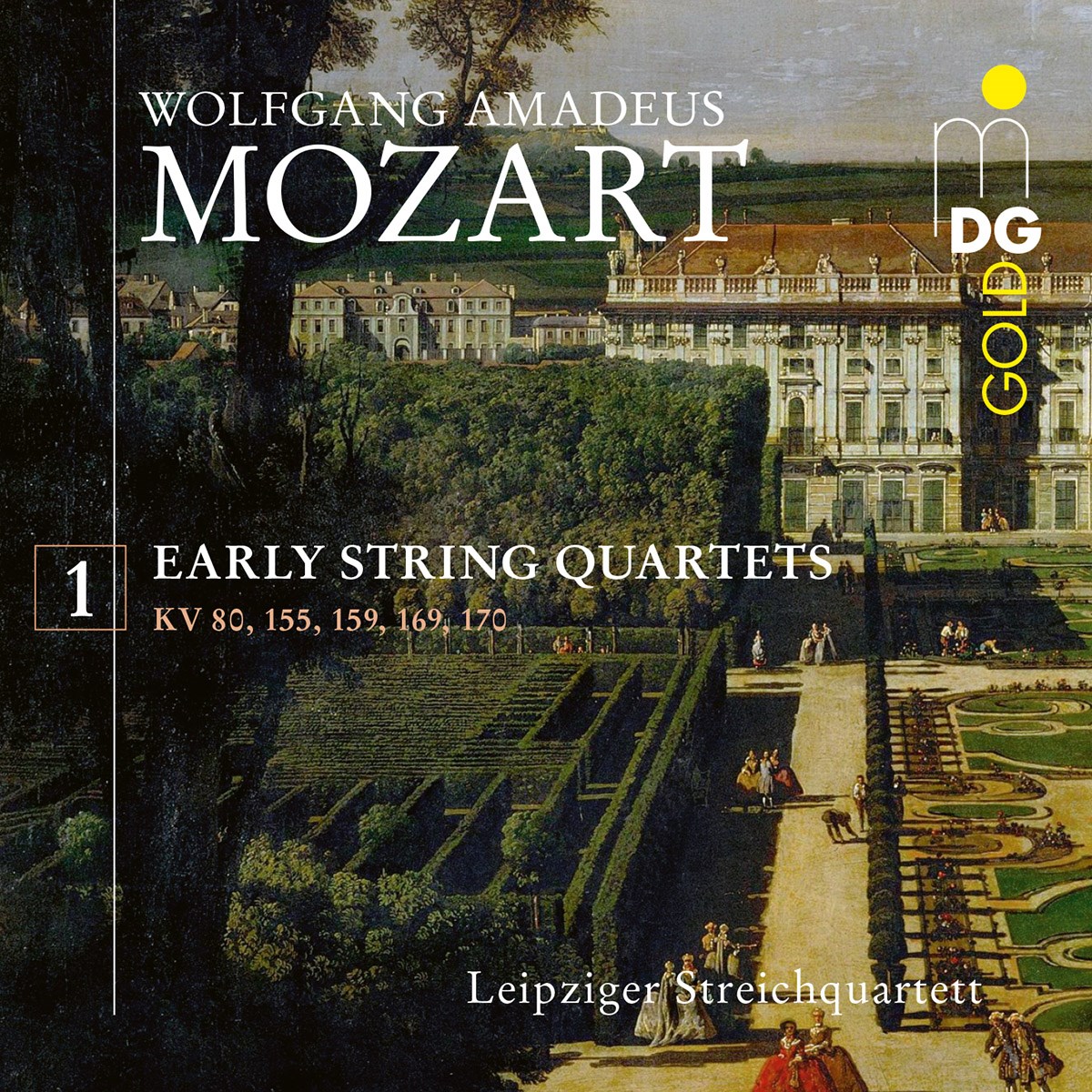 Afbeelding van Leipziger Streichquartett - Mozart: Early String Quartets Vol.1