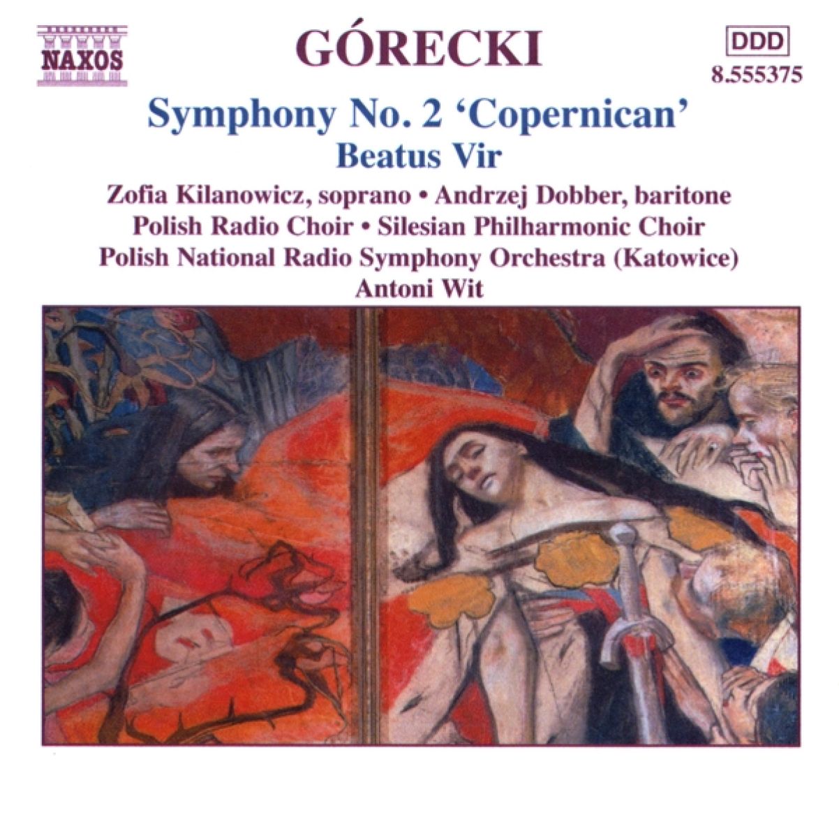 Afbeelding van Polish National Radio Symphony Orchestra, Antoni Wit - Górecki: Symphony 2 | Beatus Vir