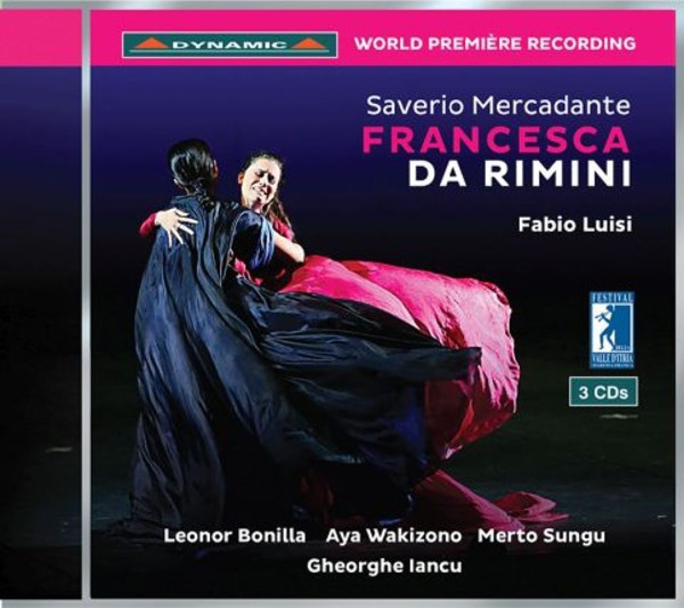 Afbeelding van Orchestra Internazionale D'Italia & Chorus Of The Transylvania State - Mercadante: Francesca Da Rimini