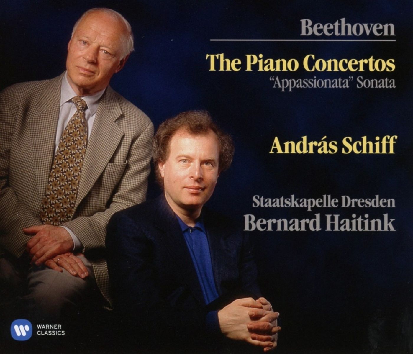 Afbeelding van András Schiff, Staatskapelle Dresdan, Bernard Haitink - Beethoven: The 5 Piano Concertos
