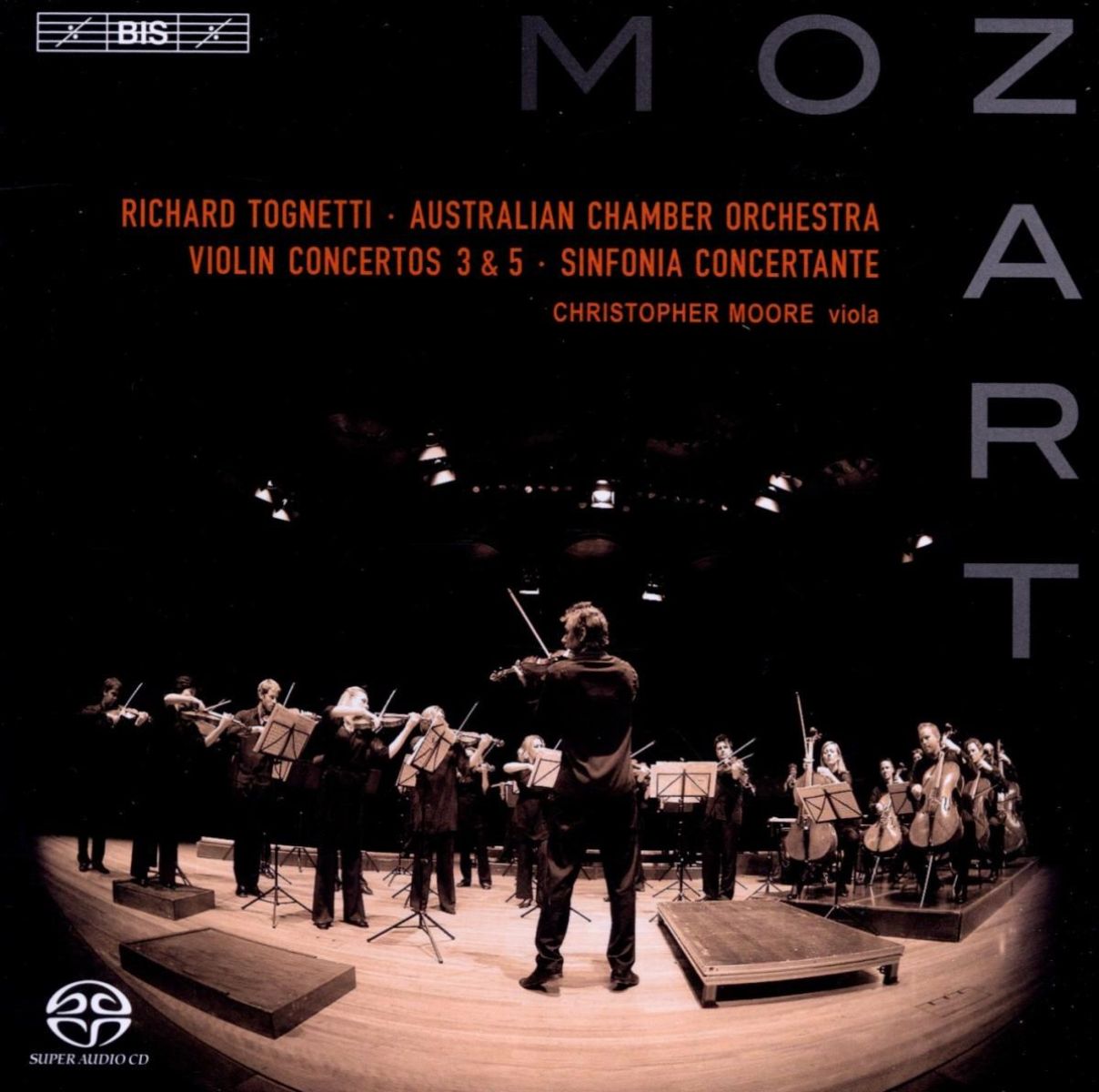 Afbeelding van Christopher Moore, Australian Chamber Orchester, Richard Tognetti - Mozart: Violin Concertos 3 & 5