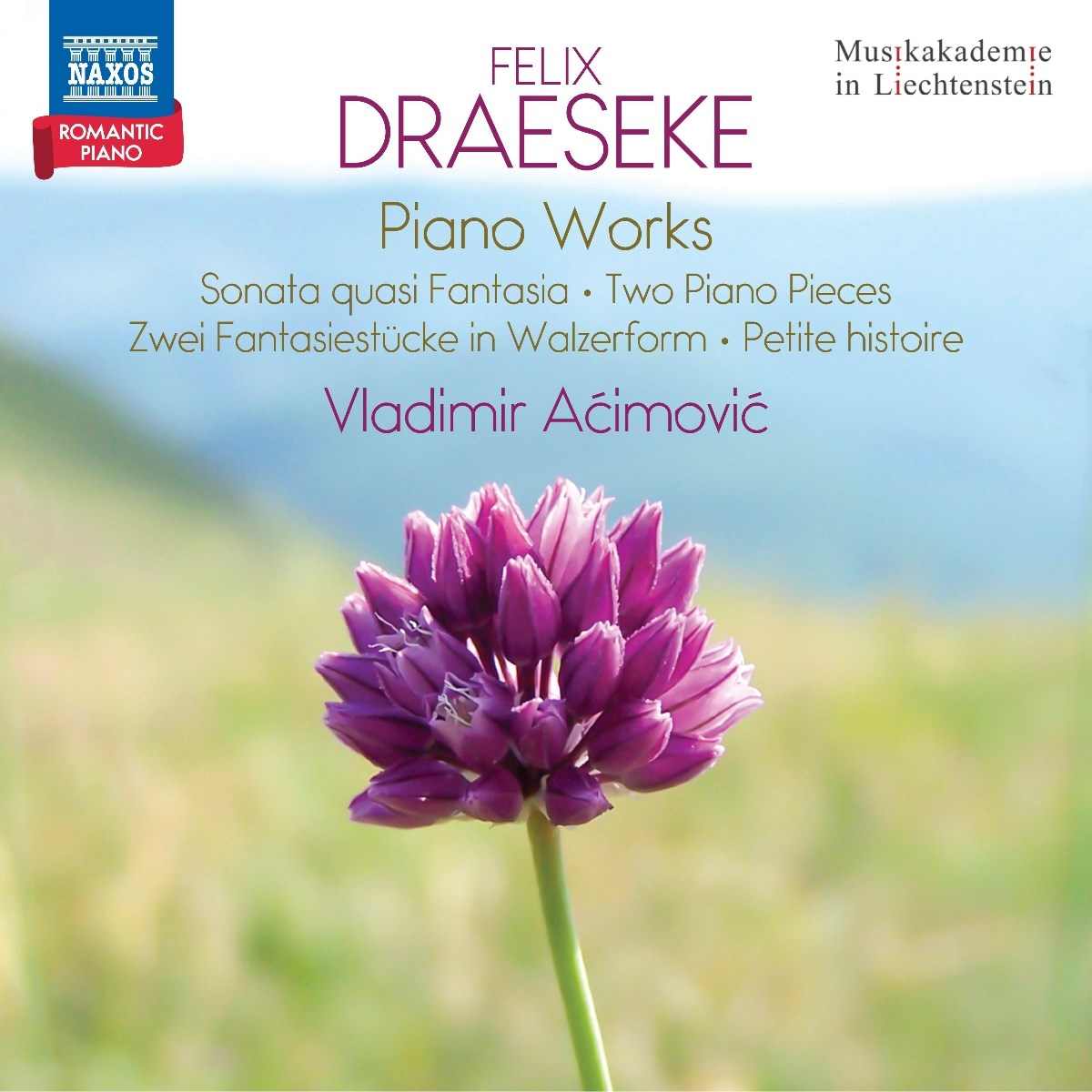 Afbeelding van Vladimir Acimovic - Draeseke: Piano Works