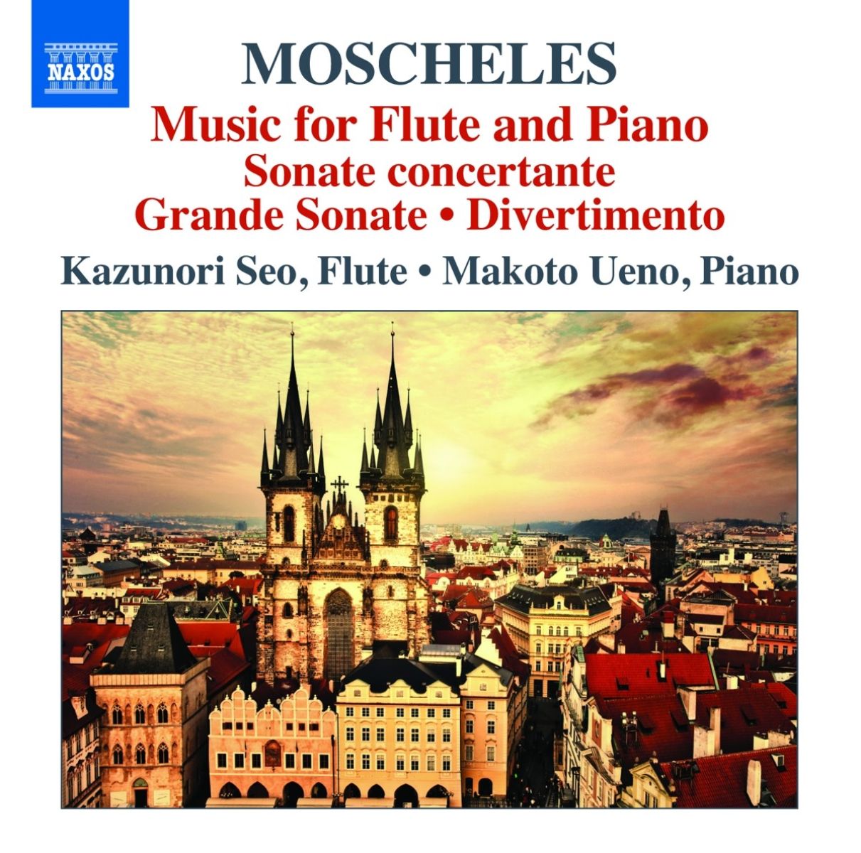 Afbeelding van Kazunori Seo, Makoto Ueno - Moscheles: Music For Flute And Piano | Sonate Concertante | Grande Sonate | Divertimento