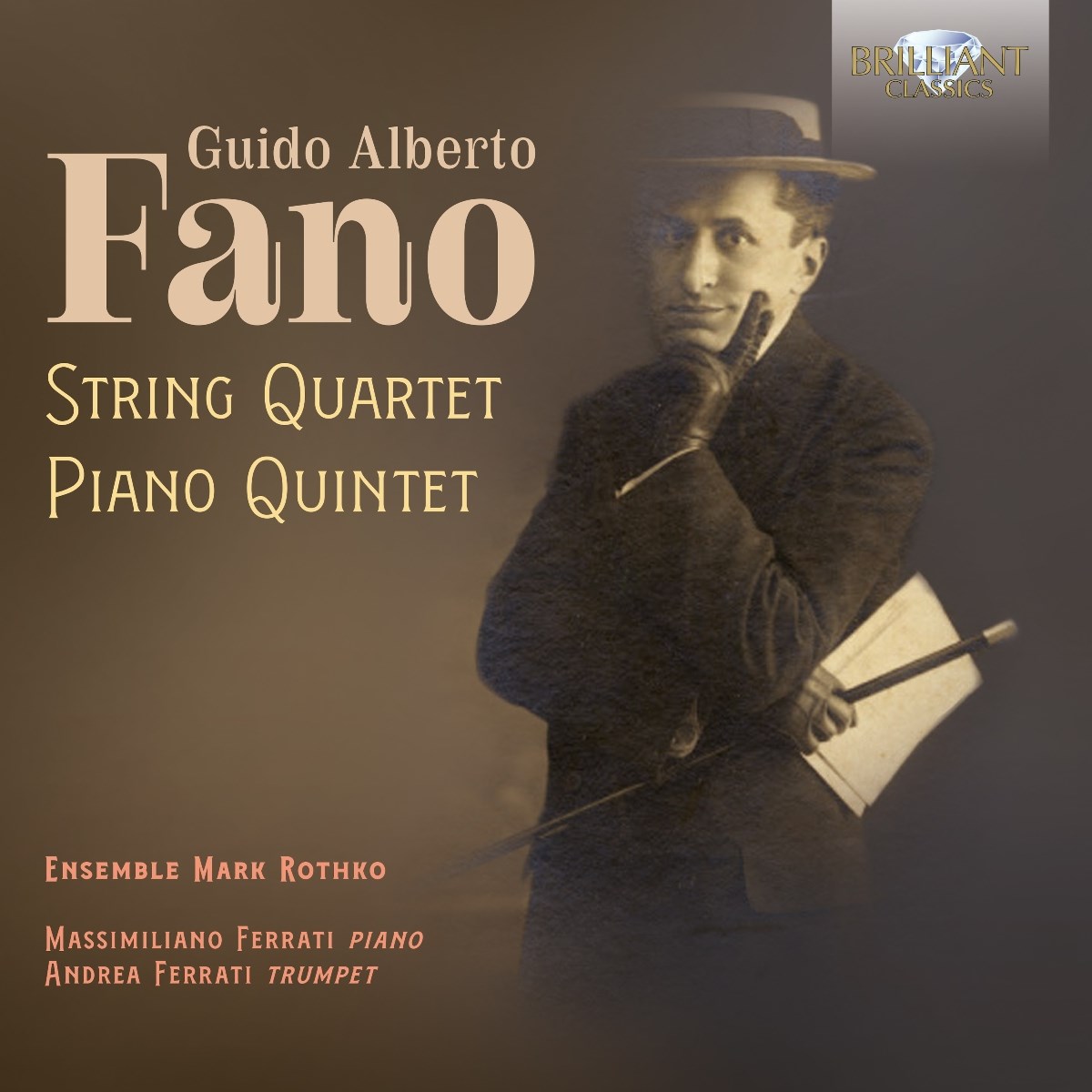 Afbeelding van Massimiliano Ferrati, Andrea Ferrati & Ensemble Mark Rothko - Fano: String Quartet & Piano Quintet