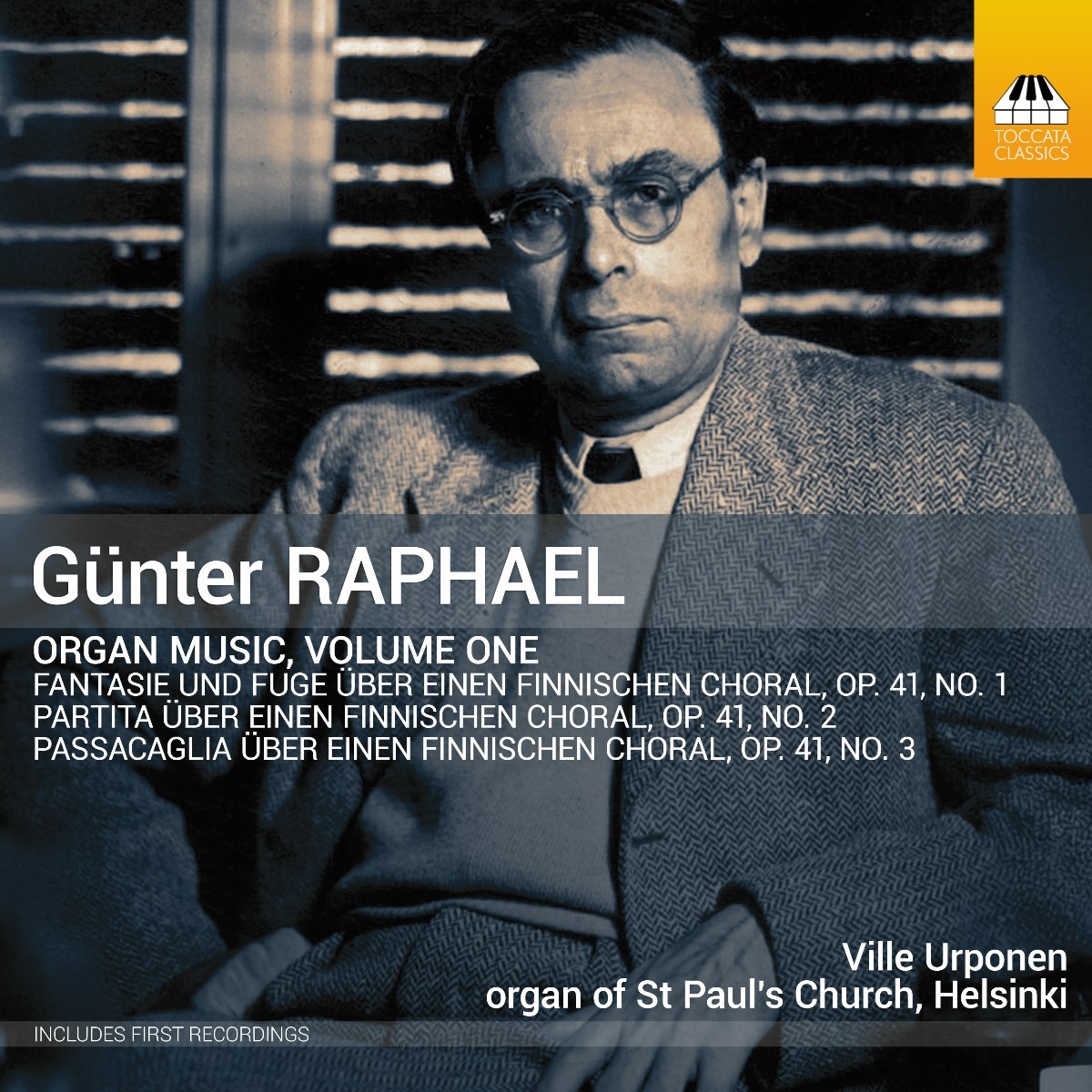 Afbeelding van Ville Urponen - Raphael: Organ Music, Volume One