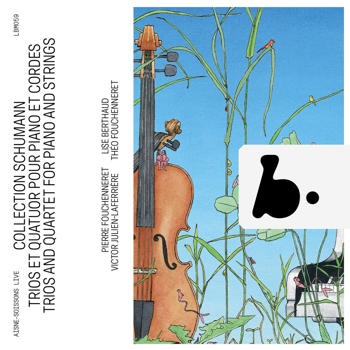 Afbeelding van Pierre Fouchenneret, Théo Fouchenneret, Lise Berthaud - Schumann Collection - Trios And Quartet For Piano