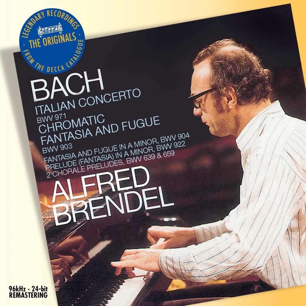 Afbeelding van Alfred Brendel - J.S. Bach: Italian Concerto | Chromatic | Fantasia and Fugue