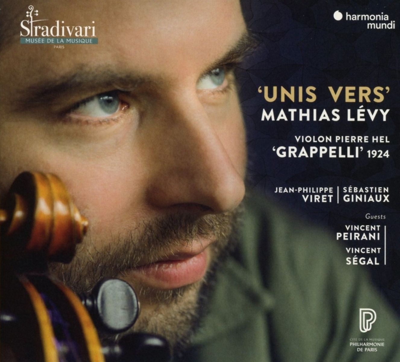 Afbeelding van Mathias Lévy, Jean-Philippe Viret, Sébastien Giniaux Guests Vincent Peirani, Vincent Segal - Unis Vers