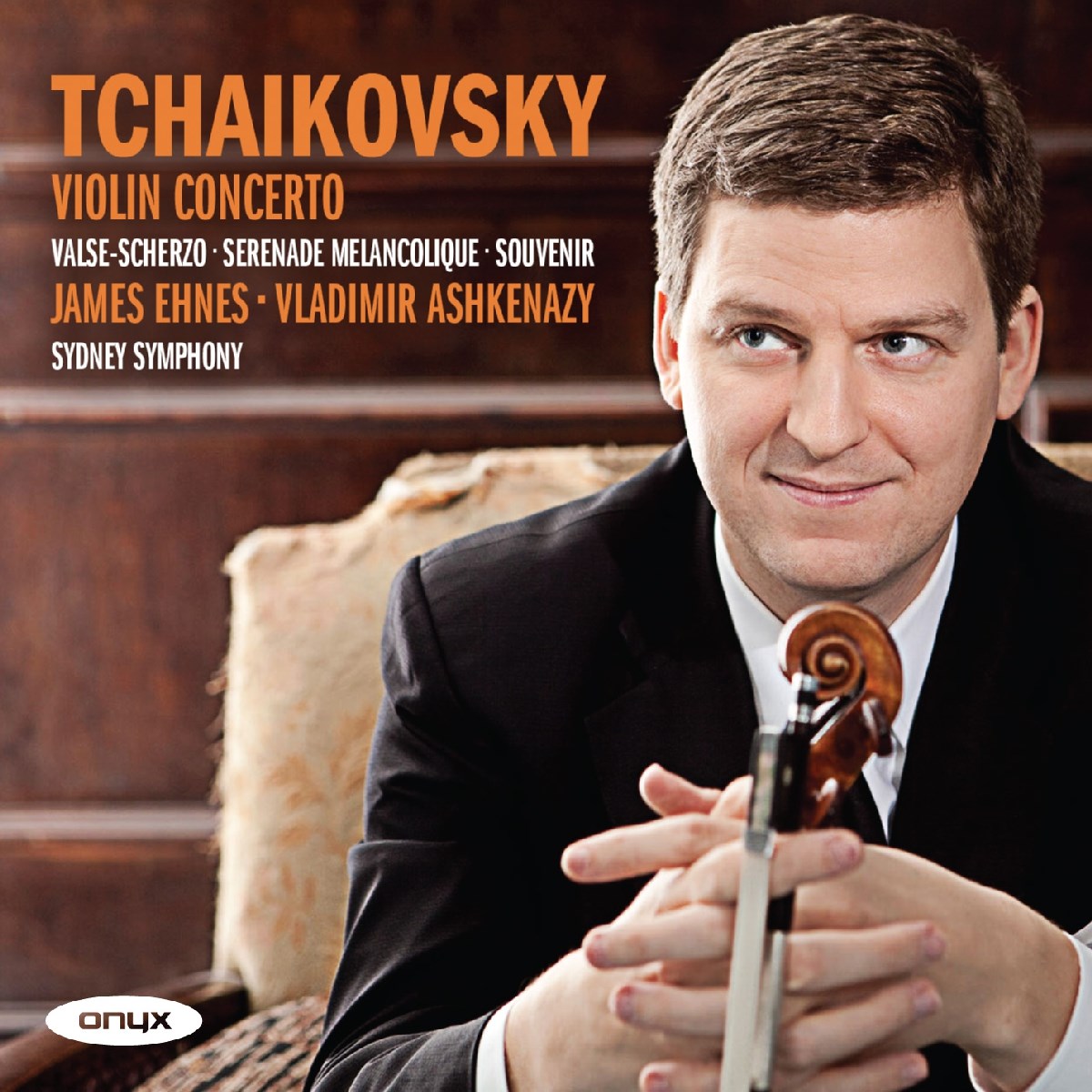 Afbeelding van James Ehnes, Sydney Symphony Orchestra, Vladimir Ashkenazy - Tchaikovsky: Violin Concerto |Valse Scherzo |Sérénade mélancolique