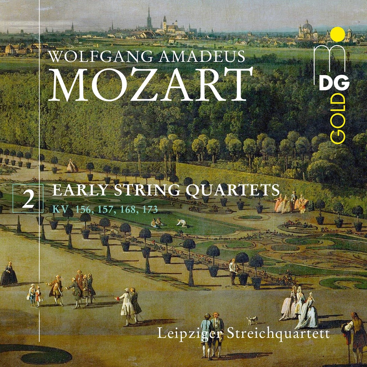 Afbeelding van Leipziger Streichquartett - Mozart: Early String Quartets Vol.2