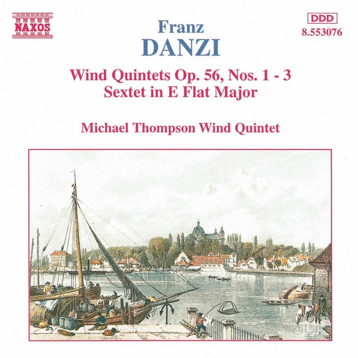 Afbeelding van Michael Thompson Wind Quintet - Danzi: Wind Quintets 1: Op. 56 4-6