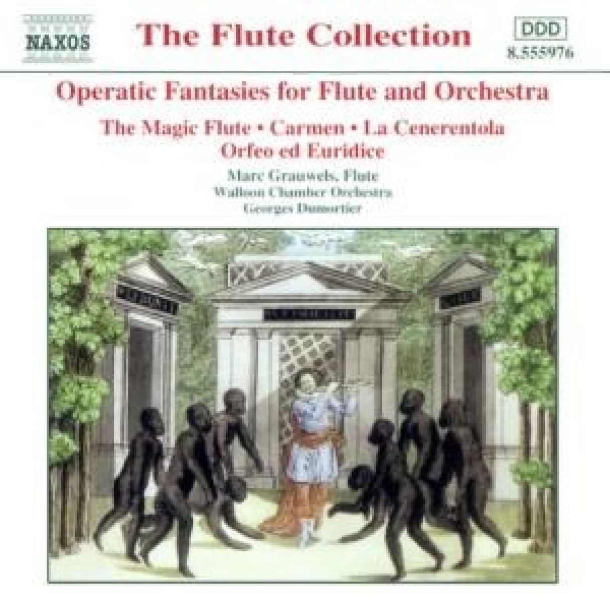 Afbeelding van Marc Grauwels, Walloon Chamber Orchestra, Georges Dumortier - Operatic Fantasies For Flute And Orchestra