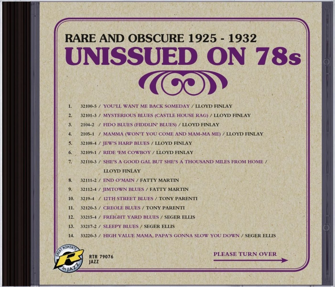 Various Artists - Unissued On 78 Volume 4