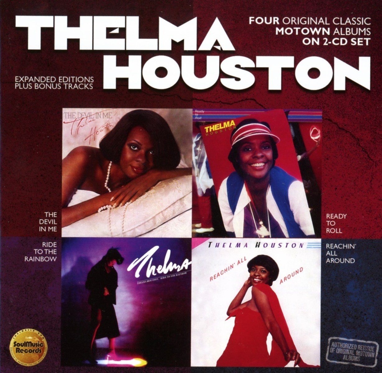 Afbeelding van Thelma Houston - The Devil In Me | Ready To Roll | Ride To The Rainbow | Reachin’ All Around
