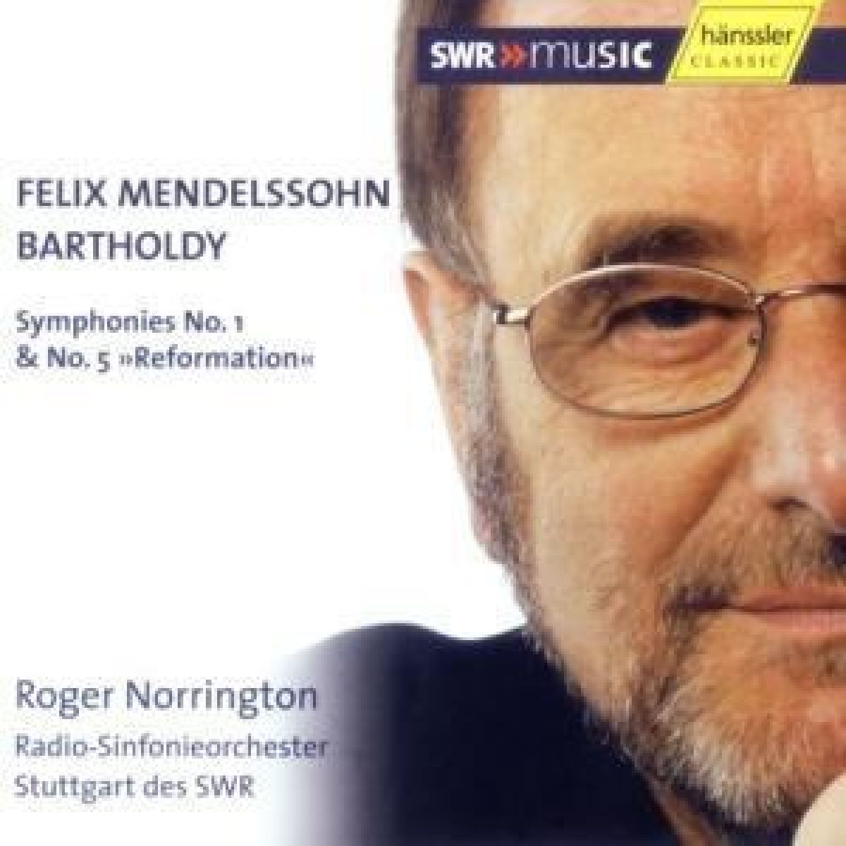 Afbeelding van Radio-Sinfonieorchester Stuttgart Des SWR, Roger Norrington - Mendelssohn: Symphony Nos.1 & 5