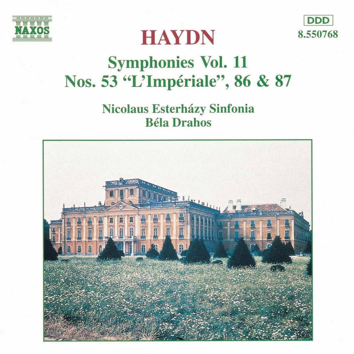 Afbeelding van Nicolaus Esterhazy Sinfonia - Haydn: Symphonies Nos. 53, 86 & 87