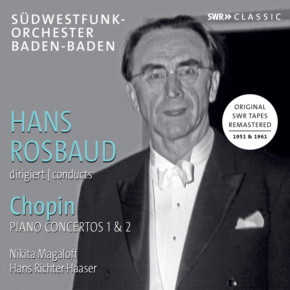 Nikita Magaloff, Hans Richter-Haaser, Sudwestfunk-orchester Baden-Baden - Chopin: Piano Concertos 1 & 2