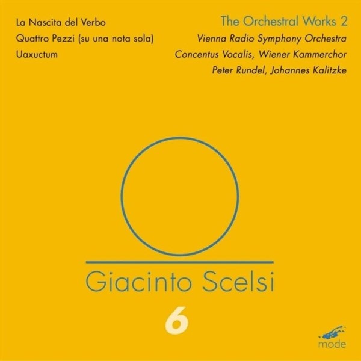 Afbeelding van Giacinto Scelsi: Scelsi Edition 6 - The Orchestral
